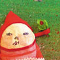 Le petit chaperon rouge, couverture et double page intérieure